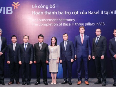 VIB là ngân hàng đầu tiên công bố hoàn thành triển khai 3 trụ cột của Basel II.