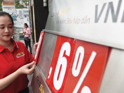 Lãi suất huy động tại các ngân hàng quy mô nhỏ và vừa phổ biến từ 8%/năm trở lên.