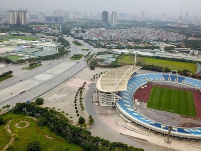 Đường đua F1 tại Hà Nội sắp được hoàn thành (Ảnh: Internet).