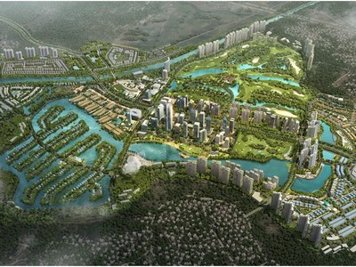 Thành phố xanh Ecopark.