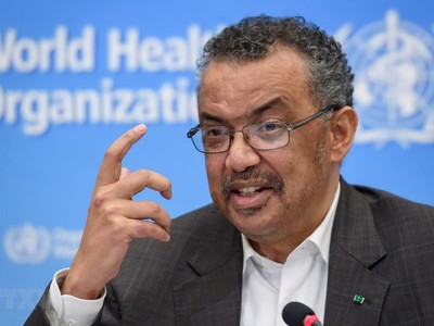 Tổng Giám đốc Tổ chức Y tế Thế giới (WHO) Tedros Adhanom Ghebreyesus. (Ảnh: AFP/TTXVN).