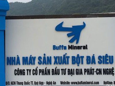 Đình chỉ hoạt động 6 tháng một công ty sản xuất bột đá thiếu đánh giá tác động môi trường