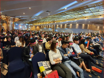 Sự kiện thu hút hàng nghìn chuyên viên tư vấn bất động sản chuyên nghiệp.