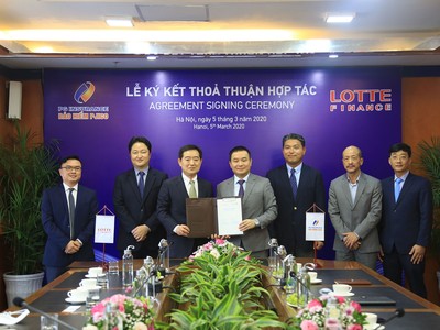 Bảo hiểm PJICO và Công ty Tài chính LOTTE Finance Việt Nam ký kết thỏa thuận hợp tác