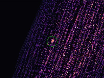 Đợt bùng phát tia X từ hố đen MAXI J0637-430 do thiết bị REXIS ghi lại. Ảnh: NASA.