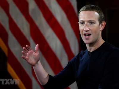 CEO Facebook Mark Zuckerberg. (Ảnh: AFP/TTXVN).