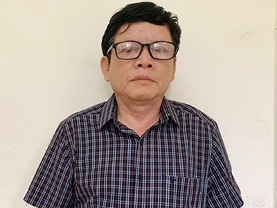 Nguyễn Lê Hải tại cơ quan điều tra.