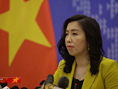 Người Phát ngôn Bộ Ngoại giao Lê Thị Thu Hằng (Ảnh: Bộ Ngoại giao).