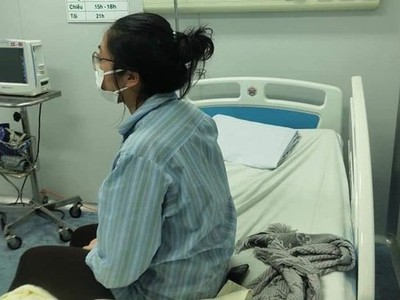 Bệnh nhân số 17 đang được điều trị tại Bệnh viện Bệnh nhiệt đới Trung ương. (Ảnh: PV/Vietnam+)