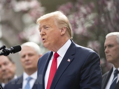 Tổng thống Mỹ Donald Trump. (Nguồn: THX/TTXVN).
