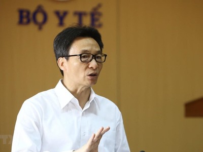 Phó Thủ tướng Vũ Đức Đam, Trưởng Ban chỉ đạo phát biểu. (Ảnh: Minh Quyết/TTXVN).