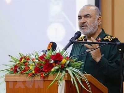 Tư lệnh Lực lượng Vệ binh Cách mạng Hồi giáo Iran (IRGC) Hossein Salami. (Nguồn: IRNA/TTXVN).