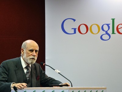 Vint Cerf, "cha đẻ" của mạng Internet. (Ảnh: AFP).