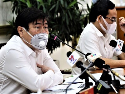 Chủ tịch UBND TP.HCM Nguyễn Thành Phong. ẢNh: Trung tâm Báo chí TP.HCM.