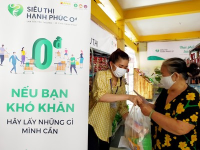 Siêu thị hạnh phúc 0 đồng đã đến Sài Gòn