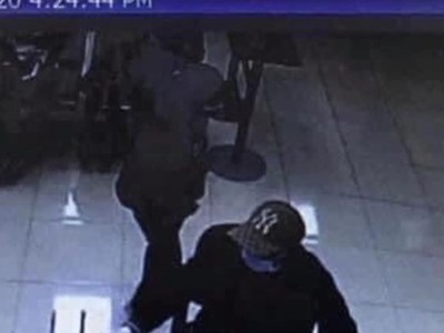 Hình ảnh tên cướp do camera an ninh ghi lại.