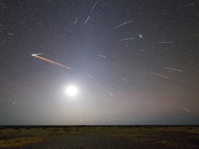 Mưa sao băng tốc độ gần 240.000 km mỗi giờ