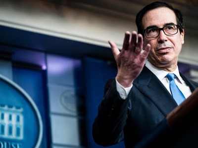 Bộ trưởng Tài chính Mỹ Steven Mnuchin. Ảnh: The Washington Post.