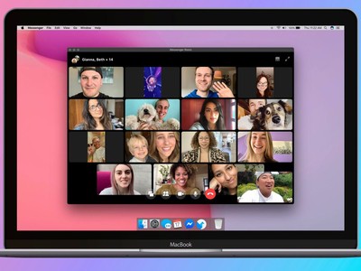 Giao diện "Messenger Rooms".