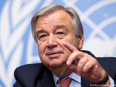 Tổng thư ký Liên Hợp Quốc António Guterres. Ảnh: DW.