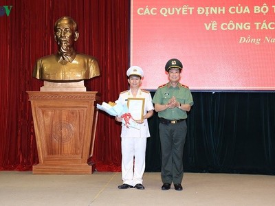 Đại tá Trần Tiến Đạt nhận nhiệm vụ Phó Giám đốc Công an tỉnh Đồng Nai.