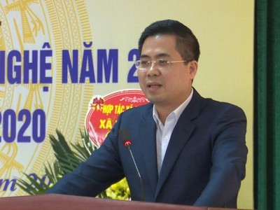 Tân Thứ trưởng Bộ Khoa học và Công nghệ Nguyễn Hoàng Giang. Ảnh: Chí Kiên/VGP.