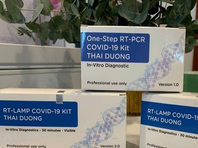 2 bộ Kit test COVID-19 của Việt Nam được cấp phép lưu hành ở châu Âu. (Ảnh: Vietnam+).