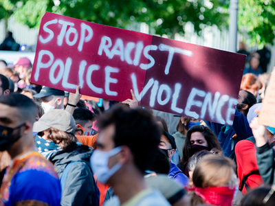 Biểu tình chống phân biệt chủng tộc tại Đức. (Ảnh: DPA).