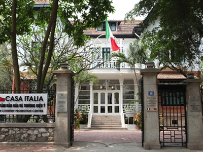 Trung tâm Văn hóa và Thương hiệu Italy tại Việt Nam. (Ảnh: Tasteem).
