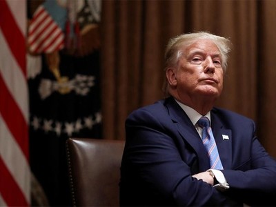 Tổng thống Mỹ Trump tại Nhà Trắng, thủ đô Washington, hôm 15/6. Ảnh: Reuters.