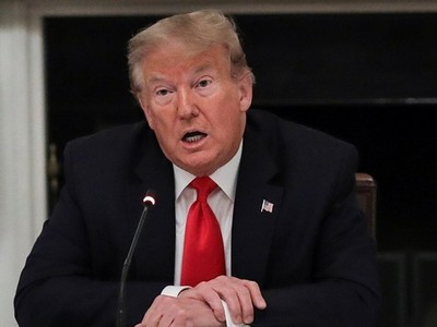 Tổng thống Mỹ Donald Trump tại cuộc họp ở Nhà Trắng hôm 18/6. Ảnh: Reuters.