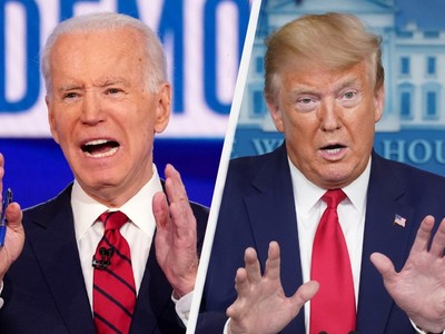 Ứng viên đảng Dân chủ Joe Biden và Tổng thống Mỹ Donald Trump. Ảnh: Reuters.
