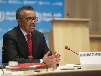 Tổng Giám đốc Tổ chức Y tế Thế giới (WHO) Tedros Adhanom Ghebreyesus. (Ảnh: AFP/TTXVN).