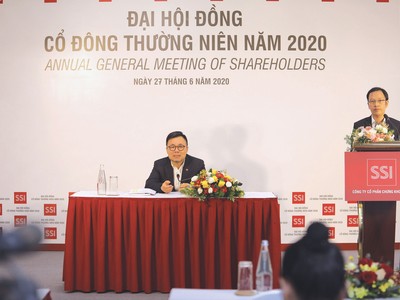 SSI là CTCK đầu tiên và duy nhất ở thời điểm này tổ chức ĐHCĐ theo hình thức trực tuyến.