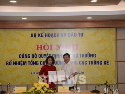 Bà Nguyễn Thị Hương là nữ Tổng cục trưởng Tổng cục Thống kê đầu tiên