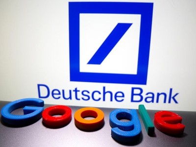 Deutsche Bank và Google vừa ký kết thỏa thuận hợp tác chiến lược. (Ảnh: Reuters).