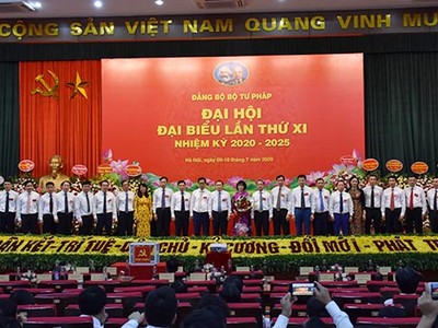 Đại hội Đảng bộ Bộ Tư pháp lần thứ X đã thành công tốt đẹp.
