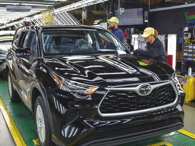 Công nhân tại một nhà máy của Toyota ở Indiana, Mỹ. (Nguồn: Toyota).