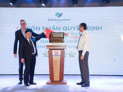 Fusion Suites Vũng Tàu đón nhận đạt chuẩn khách sạn 4 sao.