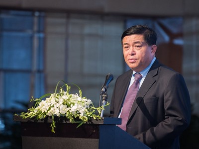 Bộ trưởng Nguyễn Chí Dũng phát biểu tại Hội nghị.