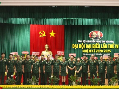 Ban Chấp hành Đảng bộ Bộ đội Biên phòng tỉnh Đắk Nông khóa IV nhiệm kỳ 2020 – 2025 .