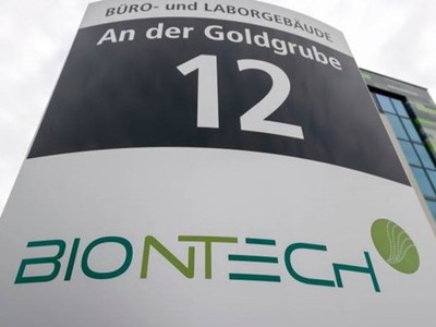 Tập đoàn dược phẩm BioNTech của Đức. (Ảnh: Teletrader).