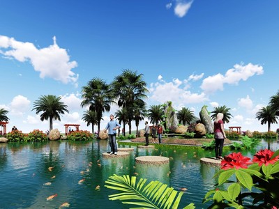 Sao Mai Solar trở thành khu du lịch đặc biệt ngay trên vùng bán sơn địa Núi Cấm.