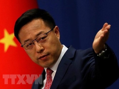 Người phát ngôn Bộ ngoại giao Trung Quốc Triệu Lập Kiên. (Ảnh: IRNA/TTXVN).