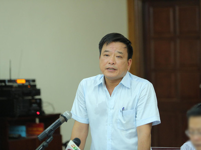 Ông Võ Tiến Hùng, Tổng Giám đốc Công ty TNHH MTV Thoát nước Hà Nội