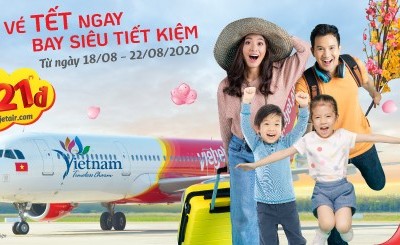Đi thật xa để trở về: Vietjet tung 2,6 triệu vé khuyến mại từ nay tới hết Tết Nguyên đán chỉ với 2.021 đồng