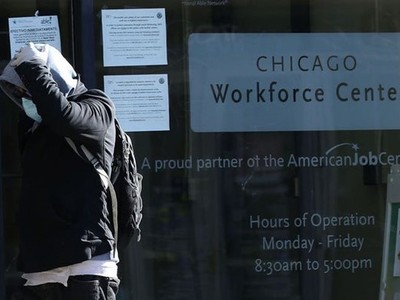 Một trung tâm việc làm tại Chicago, Mỹ. (Ảnh: AP).