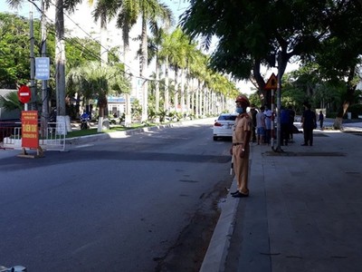 Chốt kiểm soát được thành lập tại phường Hải Sơn, quận Đồ Sơn.