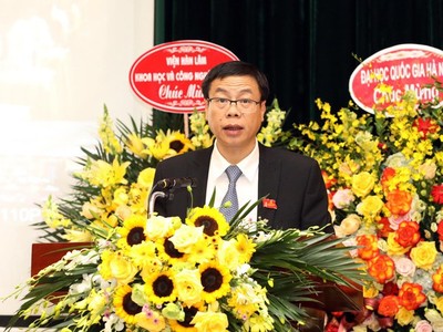 Ông Lê Xuân Định, Thứ trưởng Bộ Khoa học và Công nghệ được bầu làm Bí thư Đảng ủy Bộ Khoa học và Công nghệ nhiệm kỳ 2020-2025.