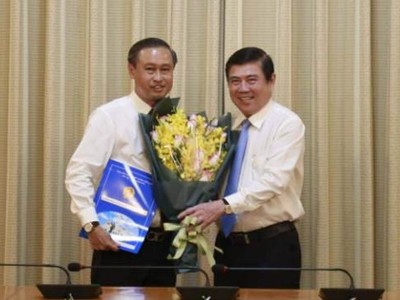 Ông Huỳnh Thanh Nhân nhận nhiệm vụ mới tại Sở Nội vụ TPHCM.